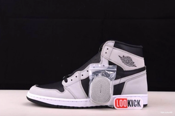 Cheap TBkick White Jordan Air Retro Smoke Black 555088-035 1 Light Grey High 0727